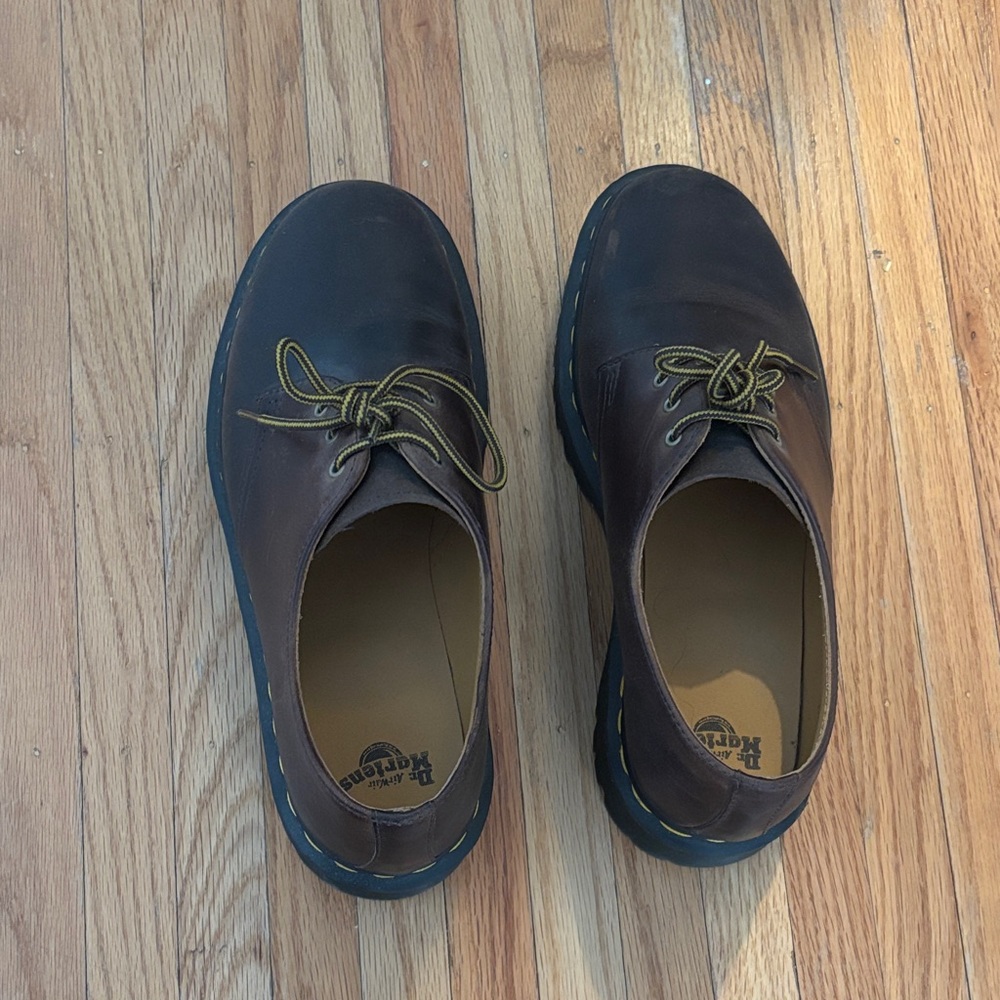 Dr. Martens Dark Brown Leather Oxfords